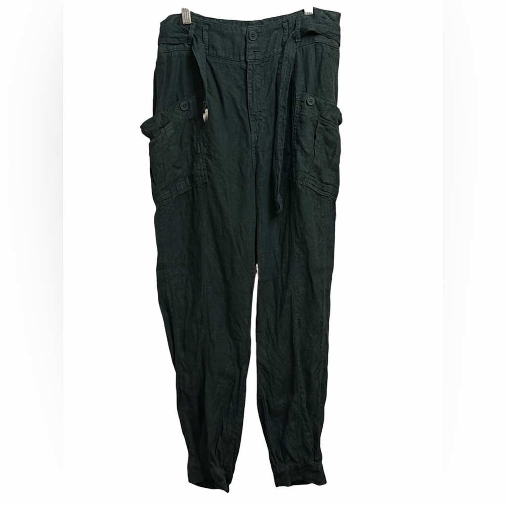 Wrap London Green Ankle Pants - Picture 2 of 5